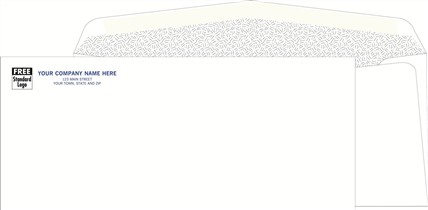 Imprinted #10 Envelope Security Tint Gummed DF742