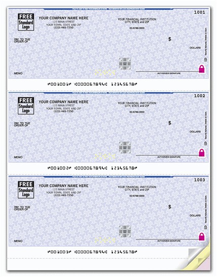 3 on Page Computer Checks-Holographic