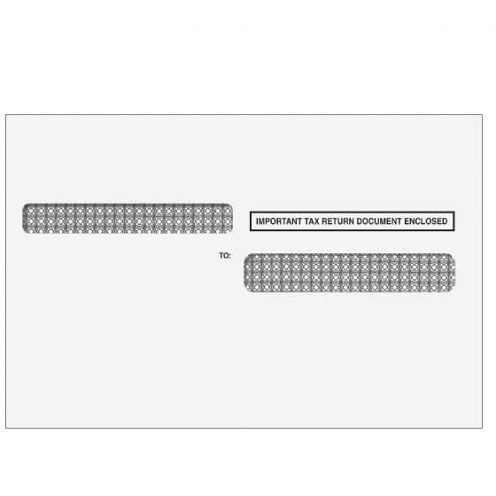 W-2 (4- UP Quad) Compatible Self-Seal Envelopes 4UPDWENVS05
