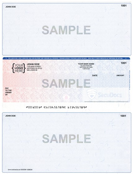 Middle of Page Business Checks - SecuDocs Security