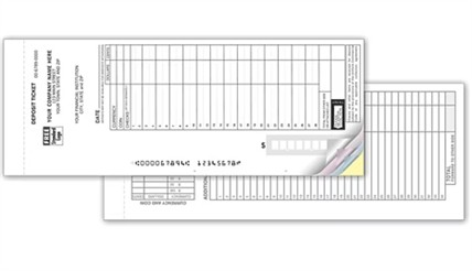 Manual Loose Deposit Tickets