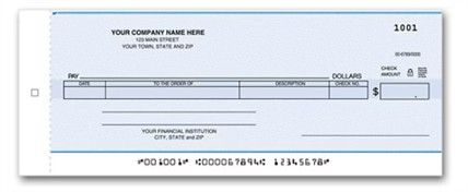 Compact General Disbursement Checks