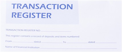 Additional Personal Check Transaction Registers