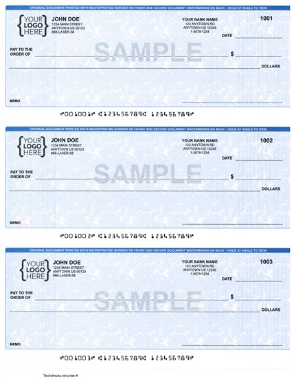 Quickbooks Compatible Checks 3 on Page Computer Laser Business Checks
