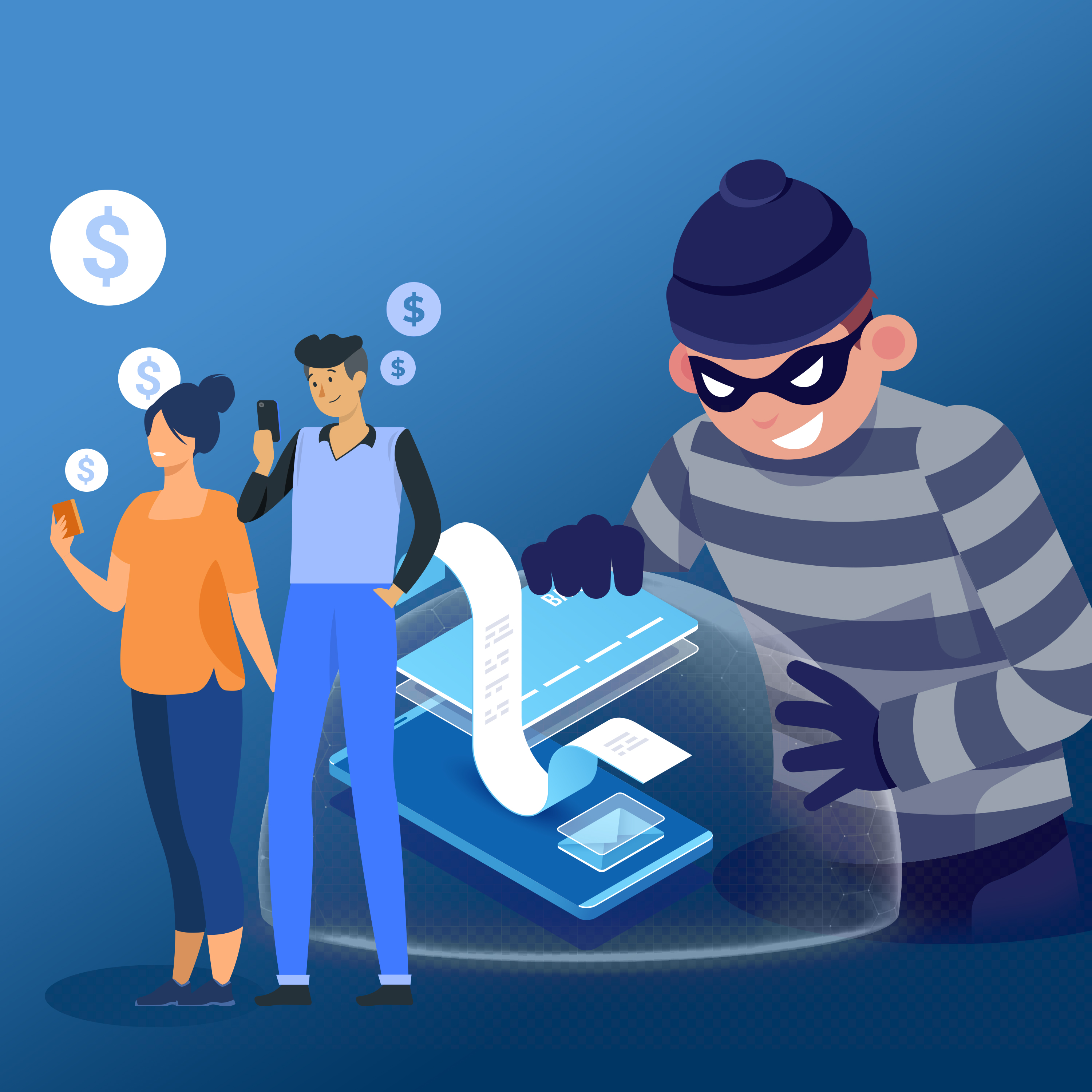 Digital theft or online fraud