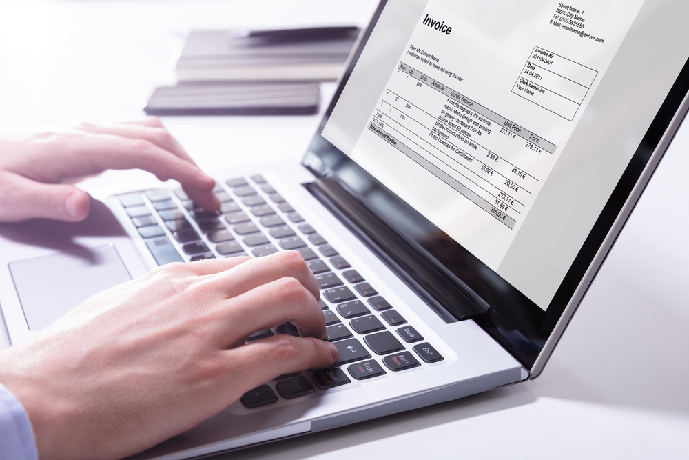 Person using computer 