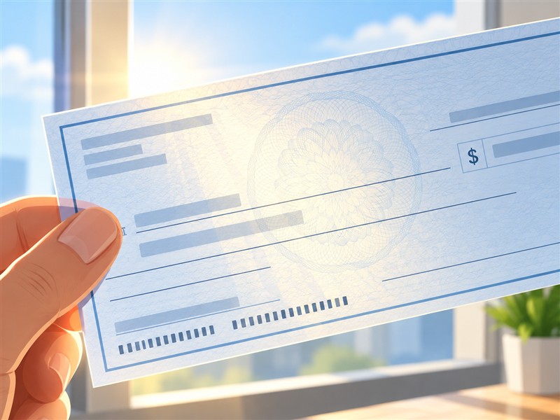 inspecting a check