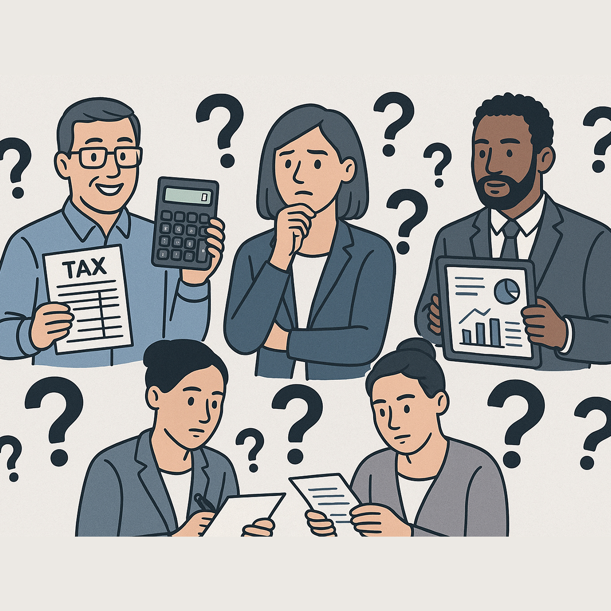 Many different types of accountants